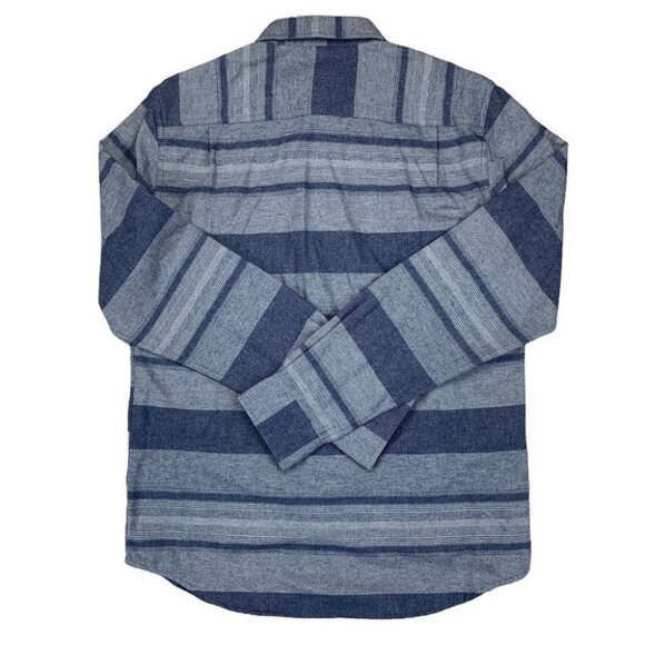 WEATHERPROOF VINTAGE mens shirt Brushed Horizontal Stripe Woven Shirt Size S - Picture 2 of 12